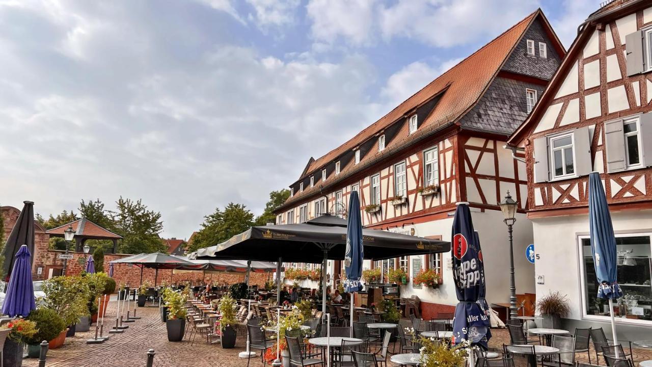 Hotel Zu Den Drei Kronen Seligenstadt Exterior foto