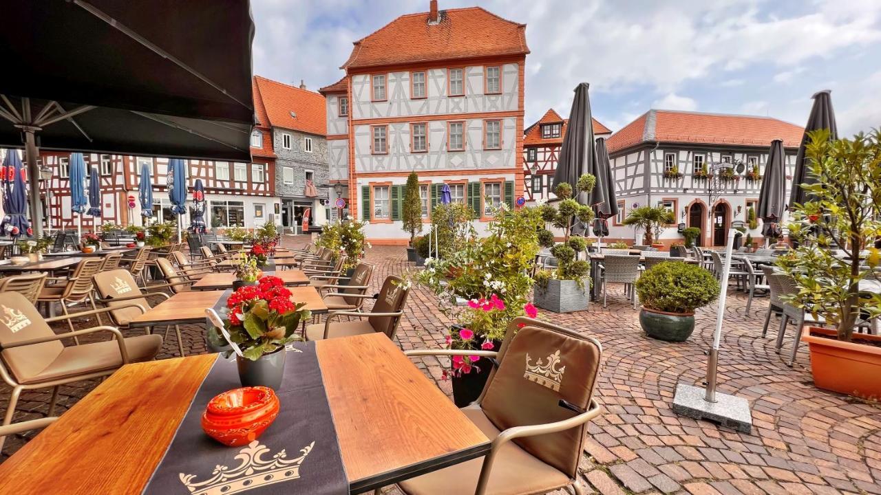 Hotel Zu Den Drei Kronen Seligenstadt Exterior foto
